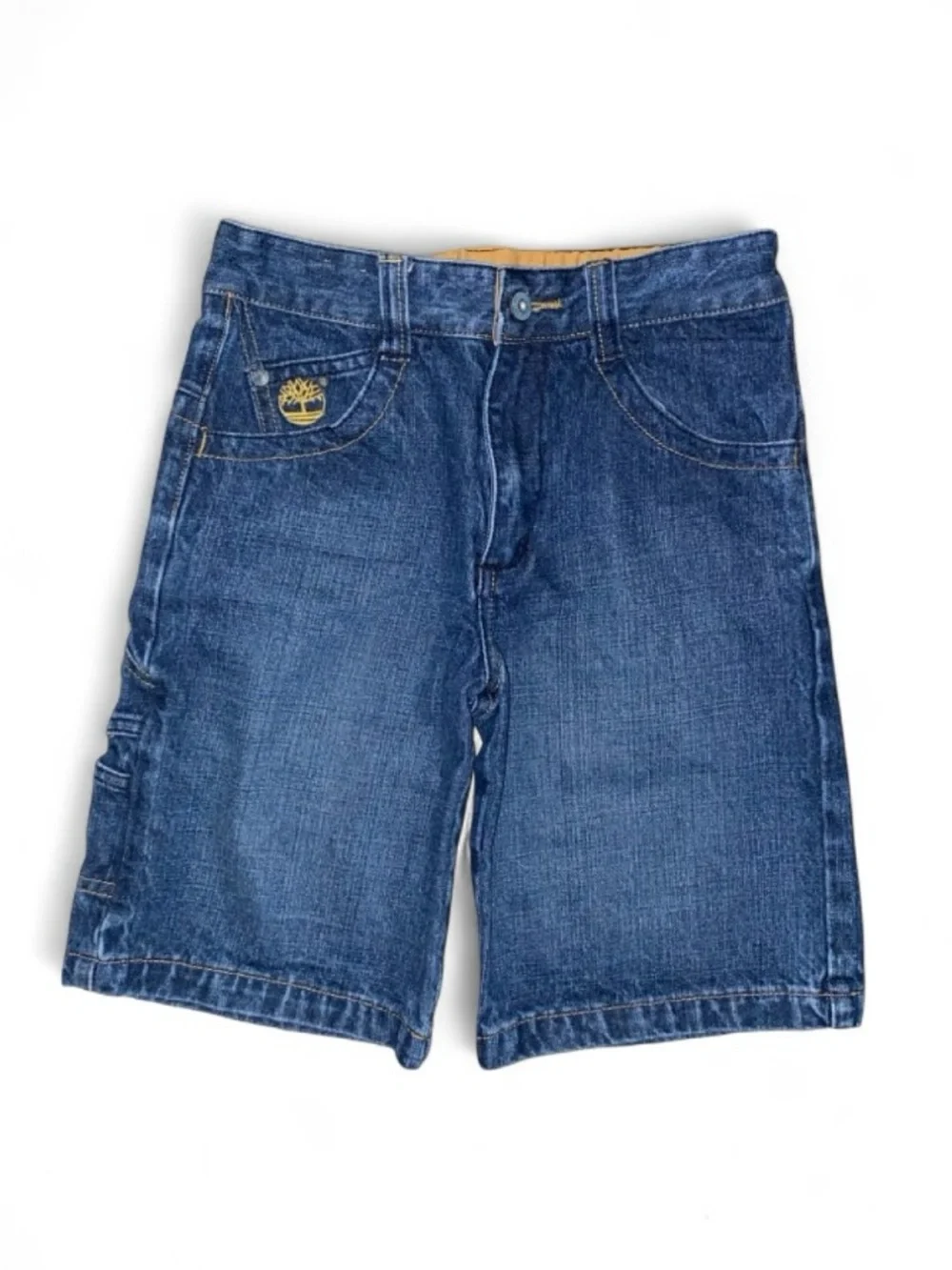 Timberland Men's Dark Blue Denim Carpenter Shorts